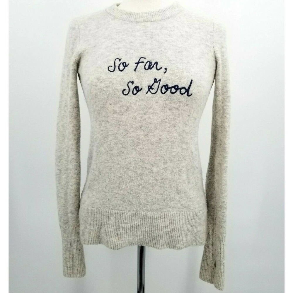 Madewell So Far So Good Sweater Alpaca Wool Blend